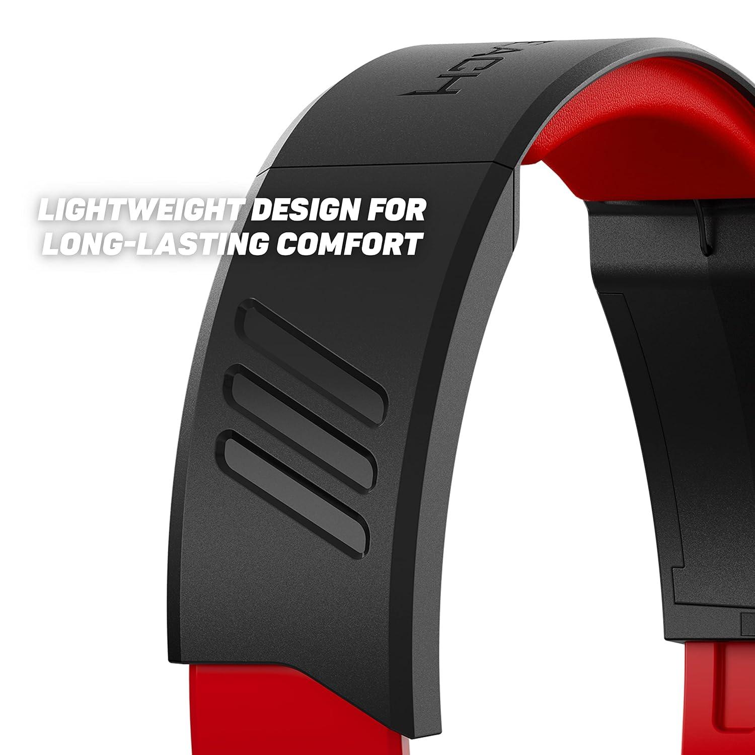 imageTurtle Beach Recon 70 Wired Gaming Headset Licensed for Nintendo Switch 2 Nintendo SwitchLiteOLED Model FliptoMute Mic Adjustable Lightweight OnEar Controls 40mm Drivers Black and WhiteBlackRed