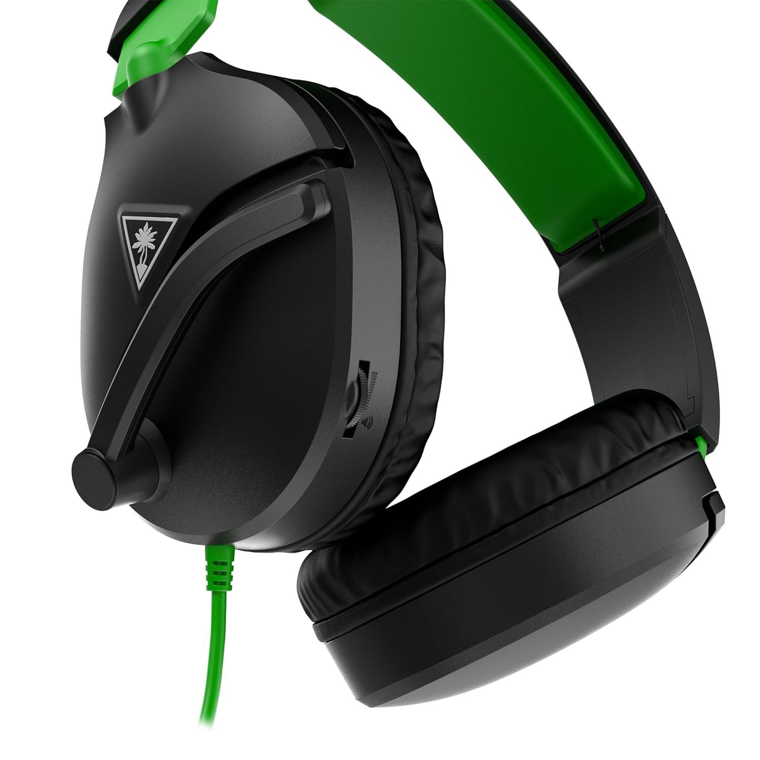 imageTurtle Beach Recon 70 Wired Gaming Headset Licensed for Nintendo Switch 2 Nintendo SwitchLiteOLED Model FliptoMute Mic Adjustable Lightweight OnEar Controls 40mm Drivers Black and WhiteBlack and Green