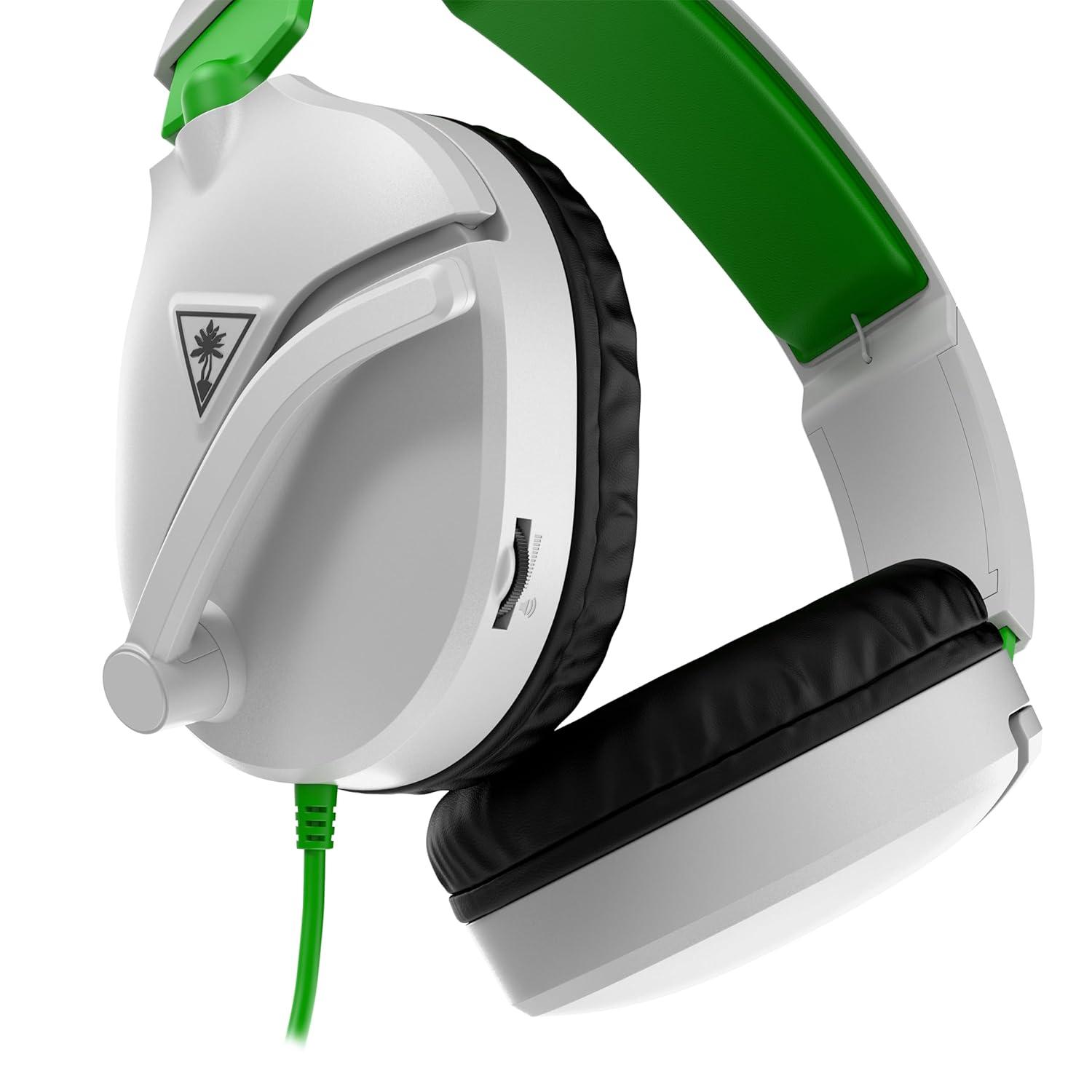 imageTurtle Beach Recon 70 Wired Gaming Headset Licensed for Nintendo Switch 2 Nintendo SwitchLiteOLED Model FliptoMute Mic Adjustable Lightweight OnEar Controls 40mm Drivers Black and WhiteWhite and Green