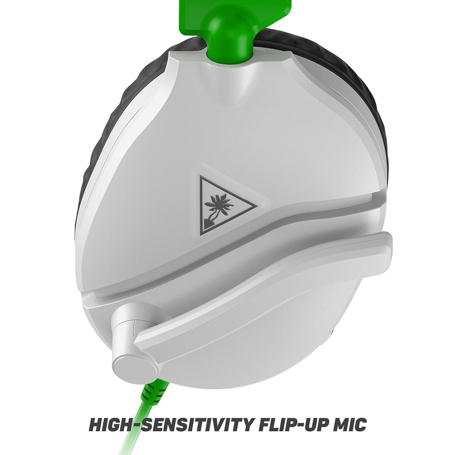 imageTurtle Beach Recon 70 Wired Gaming Headset Licensed for Nintendo Switch 2 Nintendo SwitchLiteOLED Model FliptoMute Mic Adjustable Lightweight OnEar Controls 40mm Drivers Black and WhiteWhite and Green