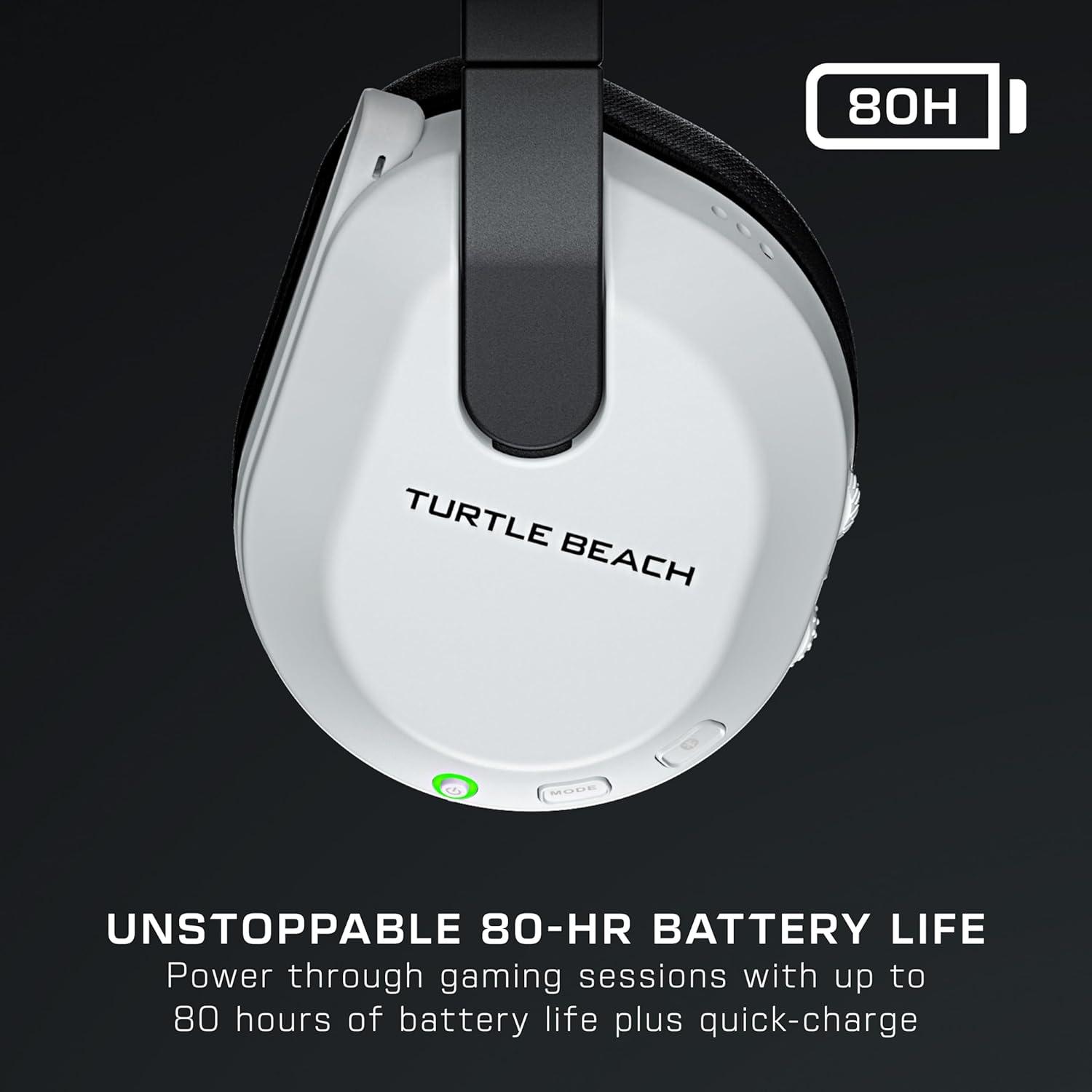 imageTurtle Beach Stealth 700 Gen 3 Wireless Multiplatform Amplified Gaming Headset for PS5 PS4 PC Mobile 60mm Drivers AI NoiseCancelling Mic Bluetooth 80Hr Battery Dual Transmitters BlackWhite