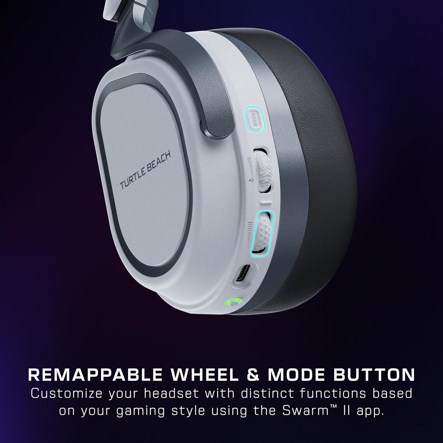 imageTurtle Beach Stealth 700 Gen 3 Wireless Multiplatform Amplified Gaming Headset for PS5 PS4 PC Mobile 60mm Drivers AI NoiseCancelling Mic Bluetooth 80Hr Battery Dual Transmitters BlackWhite