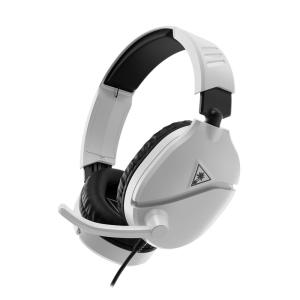 Turtle Beach Recon 70 Wired Gaming Headset – Licensed for Nintendo Switch 2, Nintendo Switch/Lite/OLED Model, Flip-to-Mute Mic, Adjustable, Lightweight, On-Ear Controls, 40mm Drivers, Black and White(White)