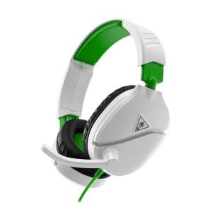Turtle Beach Recon 70 Wired Gaming Headset – Licensed for Nintendo Switch 2, Nintendo Switch/Lite/OLED Model, Flip-to-Mute Mic, Adjustable, Lightweight, On-Ear Controls, 40mm Drivers, Black and White(White and Green)