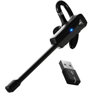 Turtle Beach Recon Air Wireless Gaming Chat Communicator for PS5, PS4, iOS, Android, Windows 10 & 11 PCs, & Bluetooth Mobile Devices with Noise – Cancelling Mic – Black(PlayStation)