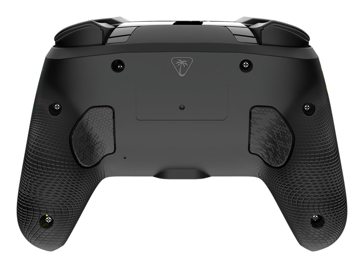 imageTurtle Beach Afterglow Wave Wireless RGB Gaming Controller Officially Licensed for Nintendo Switch 2 Nintendo SwitchSwitch LiteOLED TMR Thumbsticks Customizable Lighting BlackBlack