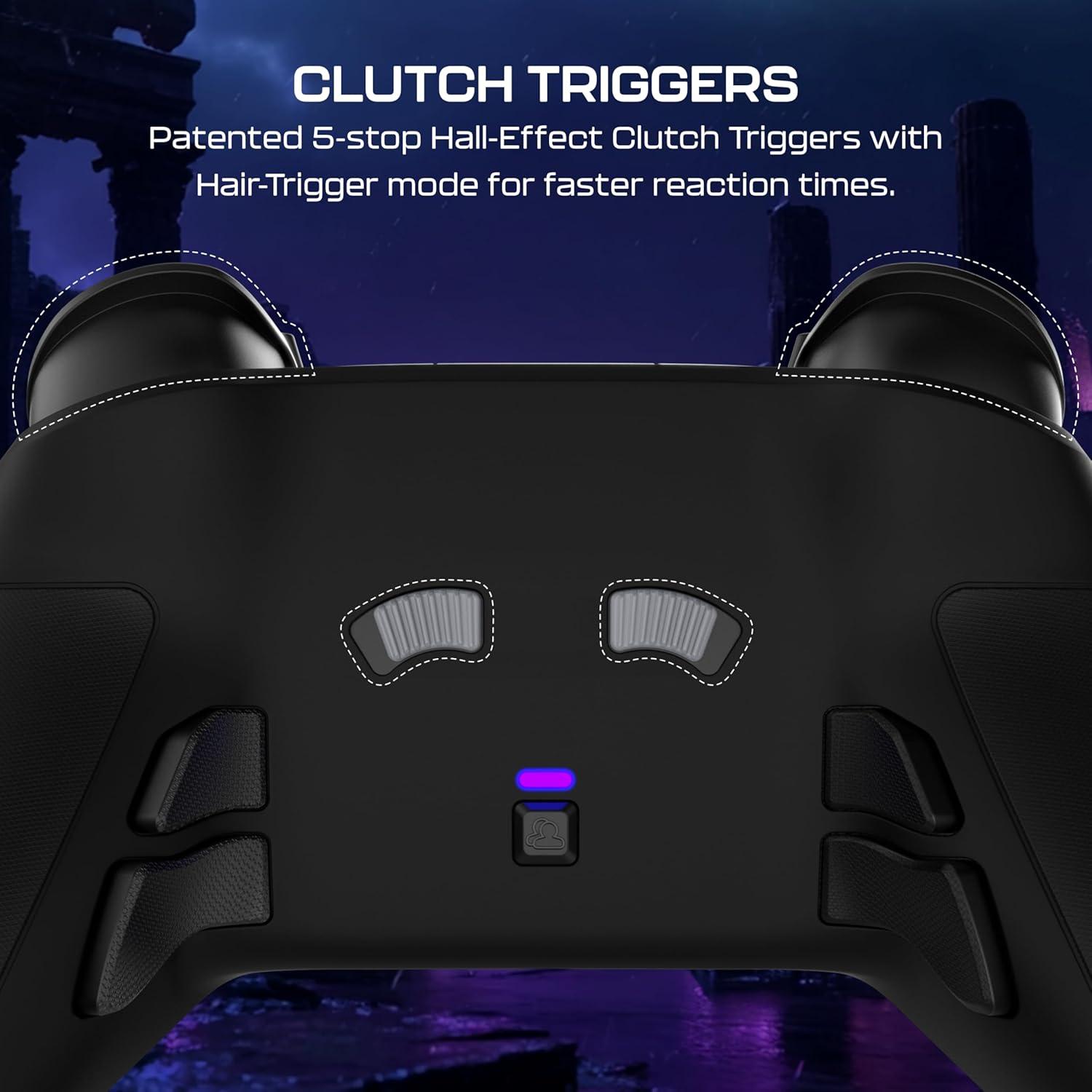 imageTurtle Beach Victrix Pro BFG Reloaded Wireless Gaming Controller Licensed for Xbox Series XS Xbox One PC Gamepad Bluetooth Fightpad HallEffect ThumbsticksTriggers Customizable Controls WhiteBlack