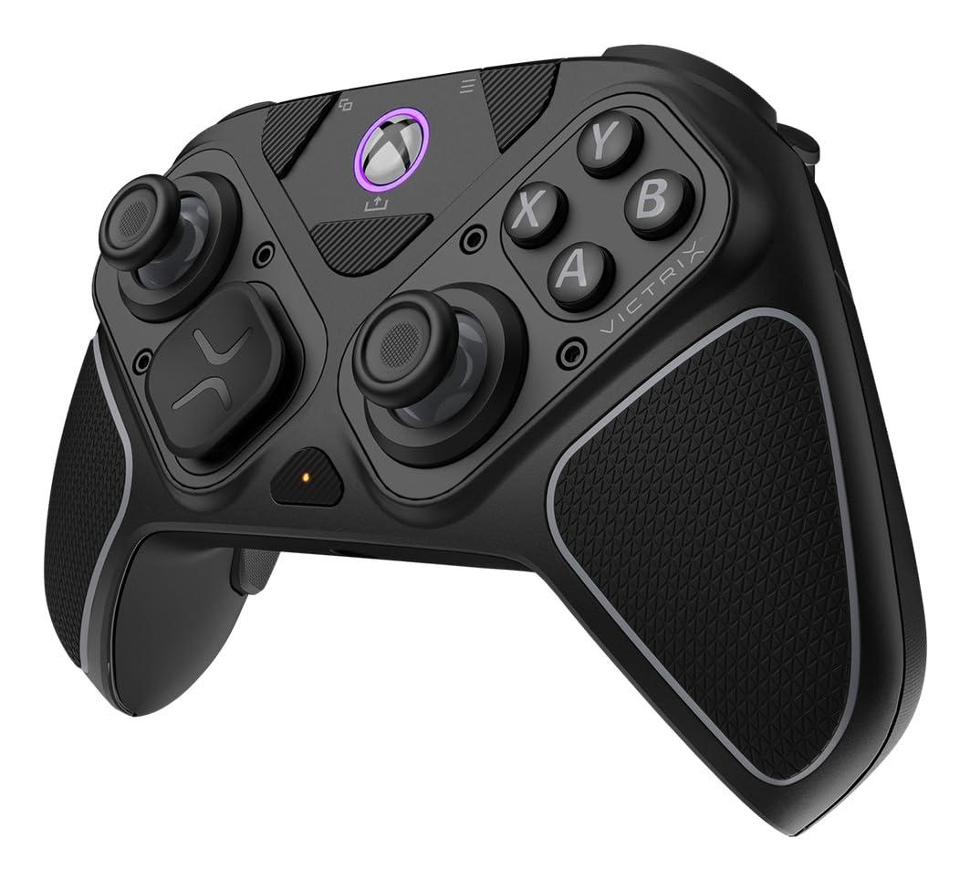 imageTurtle Beach Victrix Pro BFG Reloaded Wireless Gaming Controller Licensed for Xbox Series XS Xbox One PC Gamepad Bluetooth Fightpad HallEffect ThumbsticksTriggers Customizable Controls WhiteBlack