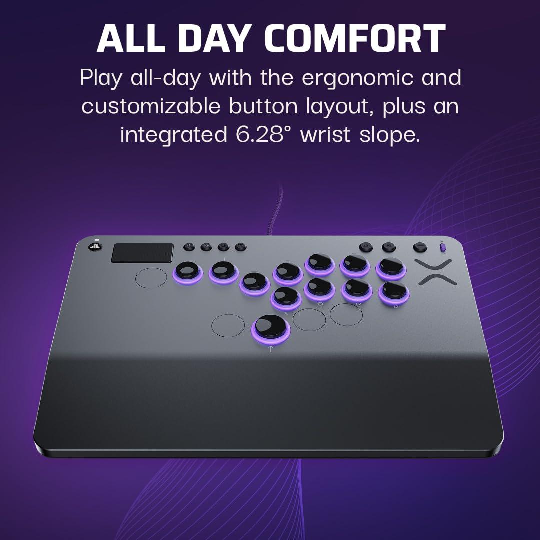 imageTurtle Beach Victrix Pro KO Leverless All Button Fight Stick for PlayStation 5 Officially Licensed PS5PS4 Windows 1011 PC Customizable eSports Tournament Ready Controller Arcade Controller GrayPlayStation