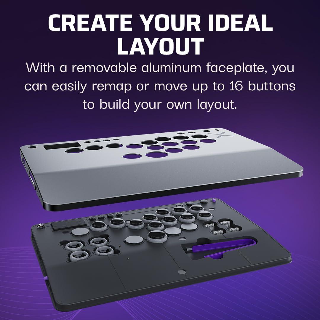 imageTurtle Beach Victrix Pro KO Leverless All Button Fight Stick for PlayStation 5 Officially Licensed PS5PS4 Windows 1011 PC Customizable eSports Tournament Ready Controller Arcade Controller GrayPlayStation