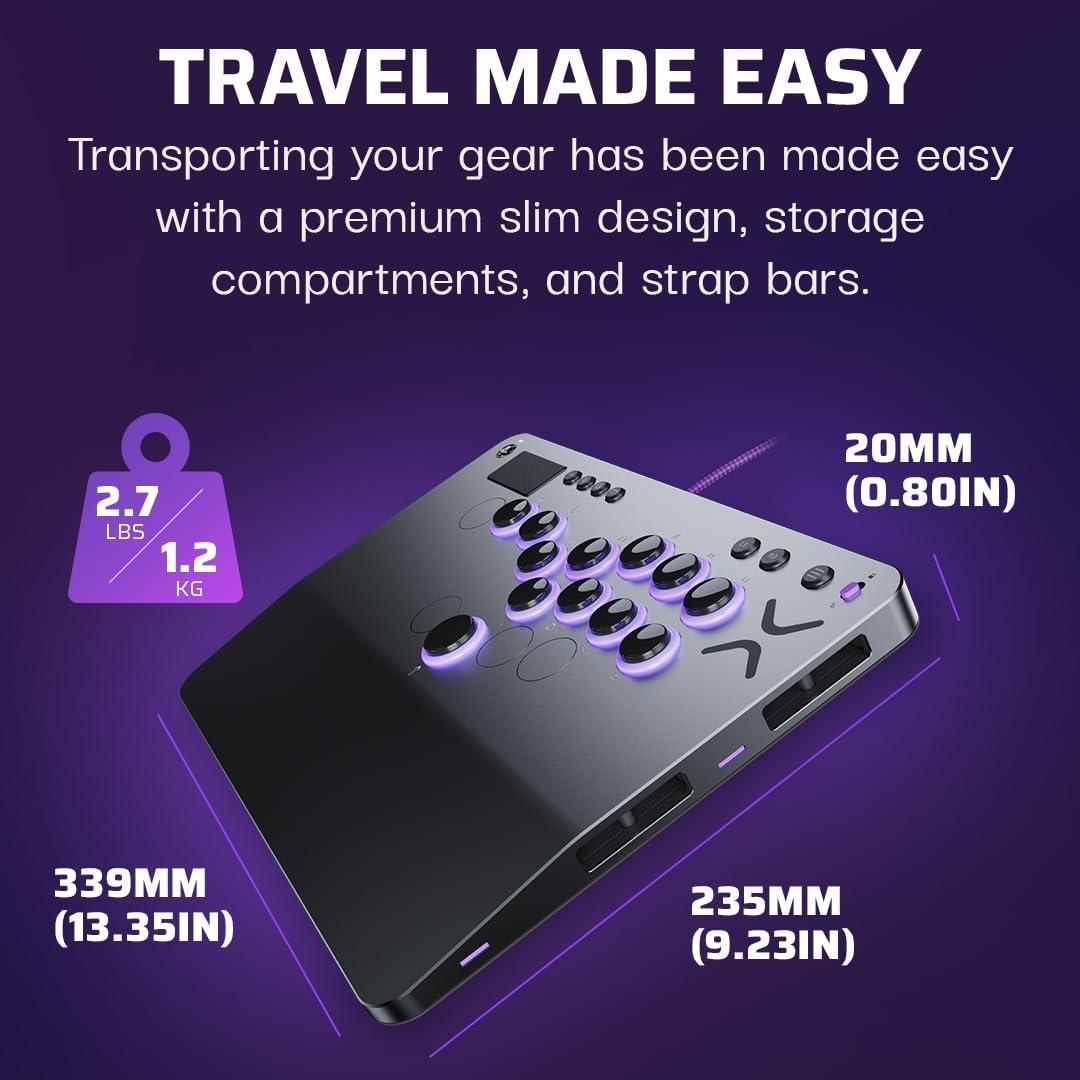 imageTurtle Beach Victrix Pro KO Leverless All Button Fight Stick for PlayStation 5 Officially Licensed PS5PS4 Windows 1011 PC Customizable eSports Tournament Ready Controller Arcade Controller GrayPlayStation