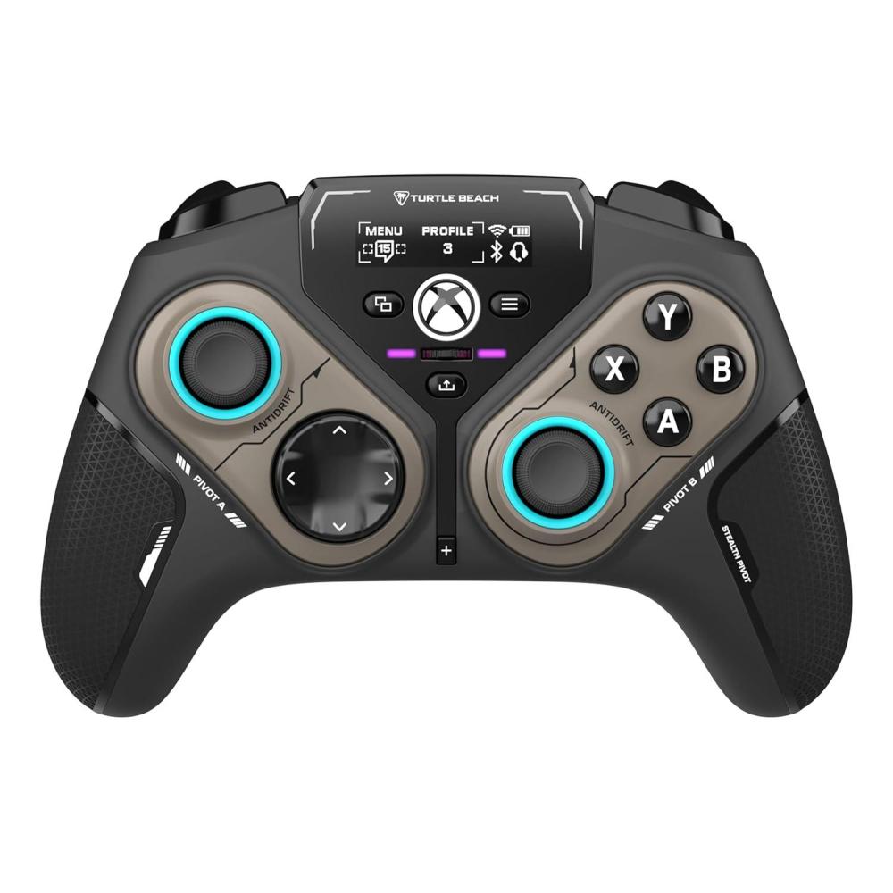 imageTurtle Beach Stealth Pivot Wireless Smart Game Controller Officially Licensed for Windows PC  Rotating Modules Display Dashboard HallEffect Sticks Remappable Buttons Bluetooth 20Hour Battery