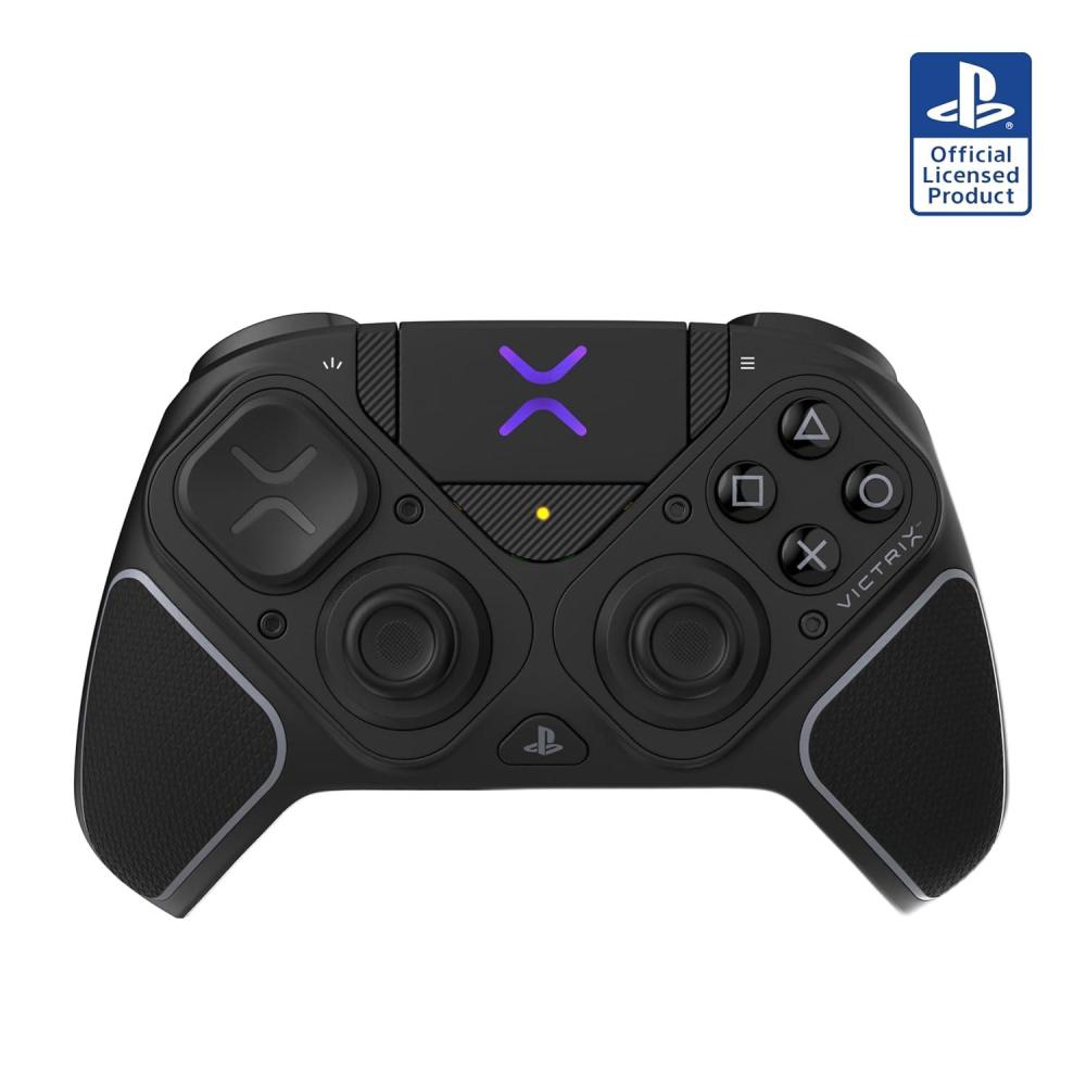 imageTurtle Beach Victrix Pro BFG Reloaded Wireless Gaming Controller Licensed for PlayStation 5 PS5PS4PC Gamepad Bluetooth Fightpad HallEffect ThumbsticksTriggers Customizable Control App WhiteBlack