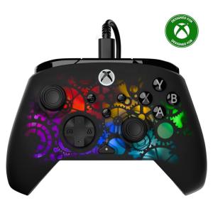 Turtle Beach Afterglow Wave Wired RGB Gaming Controller – Licensed for Xbox Series X|S, Xbox One & Windows PCs – Mappable Buttons, Hall-Effect Hair Triggers, Companion App – Grey(Ignite Time Machine)
