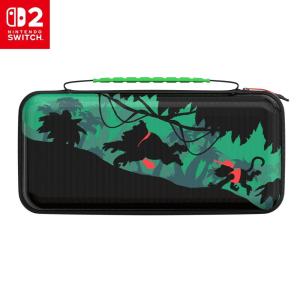 Turtle Beach PlayTrek Travel Case Officially Licensed for Nintendo Switch 2, Nintendo Switch/OLED, Hard Shell Carrying Case, Game Card Case, Storage, Protection – Mario Bricks Red/Blue(Donkey Kong)