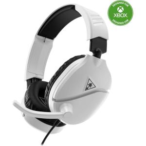 Turtle Beach Recon 70 Multiplatform Gaming Headset for Xbox Series X|S, Xbox One, PS5, PS4, PC & Mobile w/ 3.5mm Wired Connection – Flip-to-Mute Mic, 40mm Speakers, Lightweight Design, Black(White)