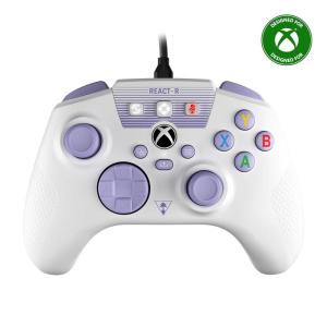 Turtle Beach Stealth Ultra High-Performance Wireless Gaming Controller Licensed for Xbox Series X|S, Xbox One, Windows PC, Android – LED Dashboard, Dock, RGB Lighting, 30-Hr Battery, Bluetooth, Black(White/Purple)