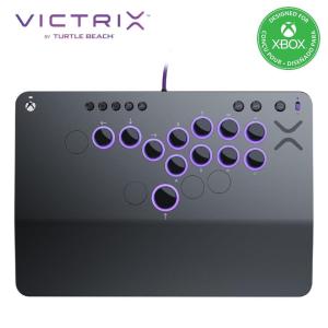 Turtle Beach Victrix Pro KO Leverless All Button Fight Stick for PlayStation 5, Officially Licensed PS5|PS4, Windows 10/11 PC, Customizable eSports Tournament Ready Controller, Arcade Controller, Gray(Xbox)