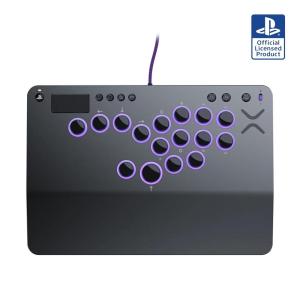 Turtle Beach Victrix Pro KO Leverless All Button Fight Stick for PlayStation 5, Officially Licensed PS5|PS4, Windows 10/11 PC, Customizable eSports Tournament Ready Controller, Arcade Controller, Gray(PlayStation)