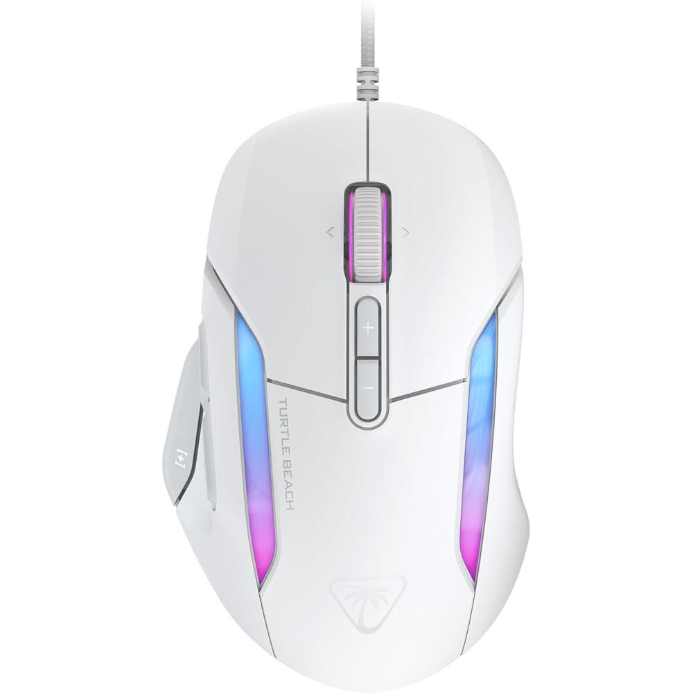 imageTurtle Beach Burst II Air Wireless Gaming Mouse 47g Ultra Lightweight Optical Switches 26000 DPI Optical Sensor 120hour Rechargeable Battery Symmetrical Design Bluetooth USBC Cable BlackArctic White