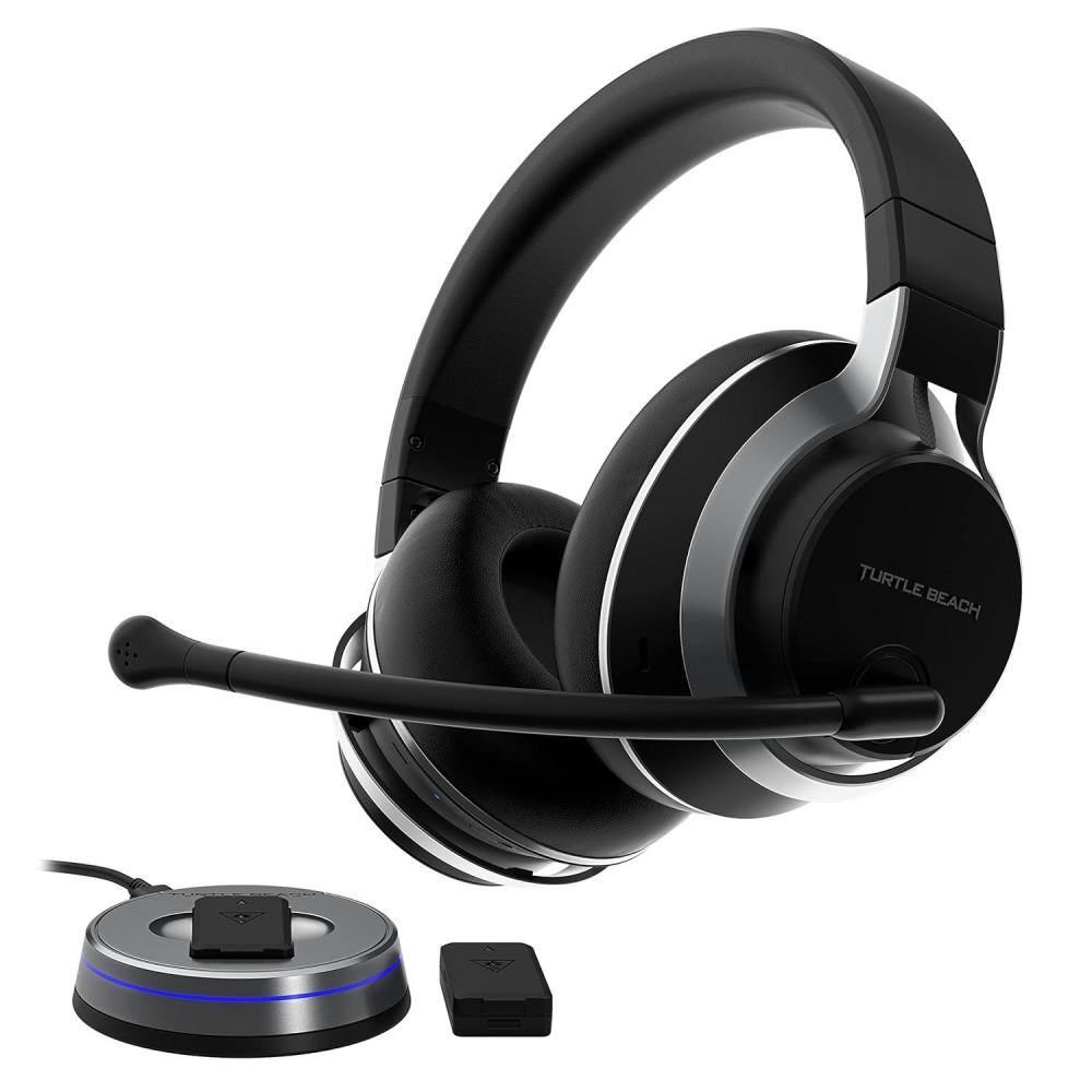 imageTurtle Beach Stealth Pro Multiplatform Wireless NoiseCancelling Gaming Headset for Xbox Series XS Xbox One PS5 PS4 PC Mac Mobile Swappable Batteries BlackStealth Pro PlayStation