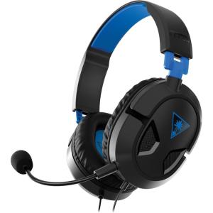 Turtle Beach Recon 50 Wired Gaming Headset – PC, Mac, PS4, PS5, Xbox Series X|S & Xbox One, & Mobile/Tablet with 3.5mm Removable Mic, 40mm Speakers, & In-line Controls – Black(Black / Blue)
