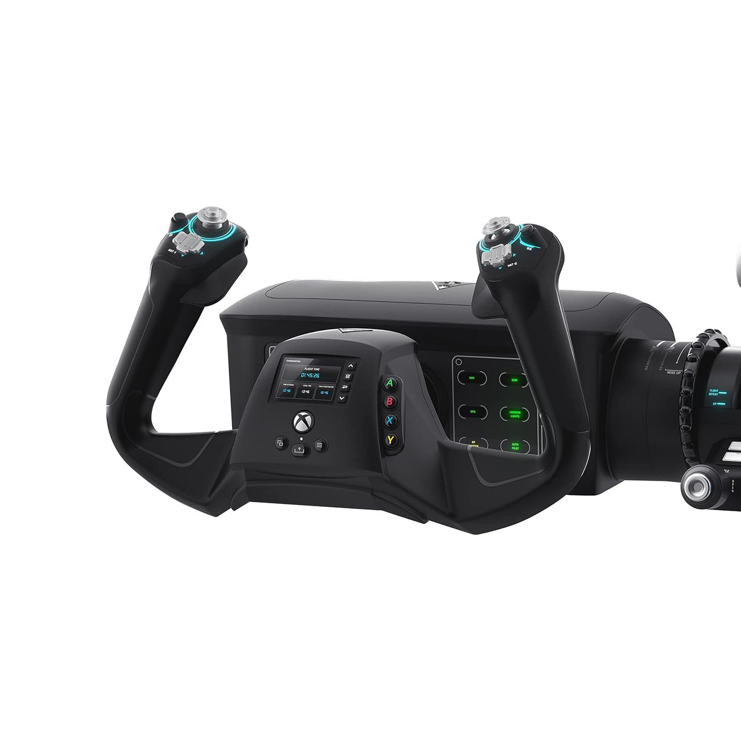 imageTurtle Beach VelocityOne Flight Universal Control System Xbox Series X amp Xbox Series S Xbox One amp Windows 10 amp 11 PCs with Yoke Handle Throttle Quadrant Trim Wheel amp Rudder ControlsUniversal Control System