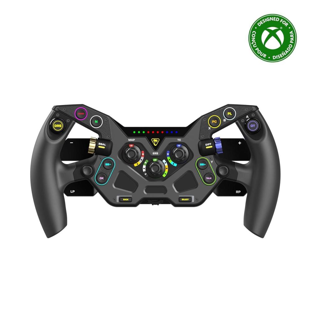 imageTurtle Beach VelocityOne FRX Formula Wheel for Xbox Series XS Xbox One amp Windows PC  For VelocityOne Race amp VelocityOne KD3 Wheelbases HallEffect Clutch Paddles Magnetic Paddle Shifters BlackFormula Racing Wheel