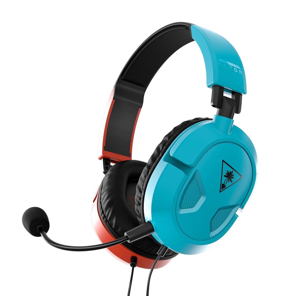 imageTurtle Beach Recon 50 Xbox Gaming Headset Xbox Series X Xbox Series S Xbox One PS5 PS4 PlayStation Mobile amp PC with 35mm Removable Mic 40mm Speaker Red and Blue
