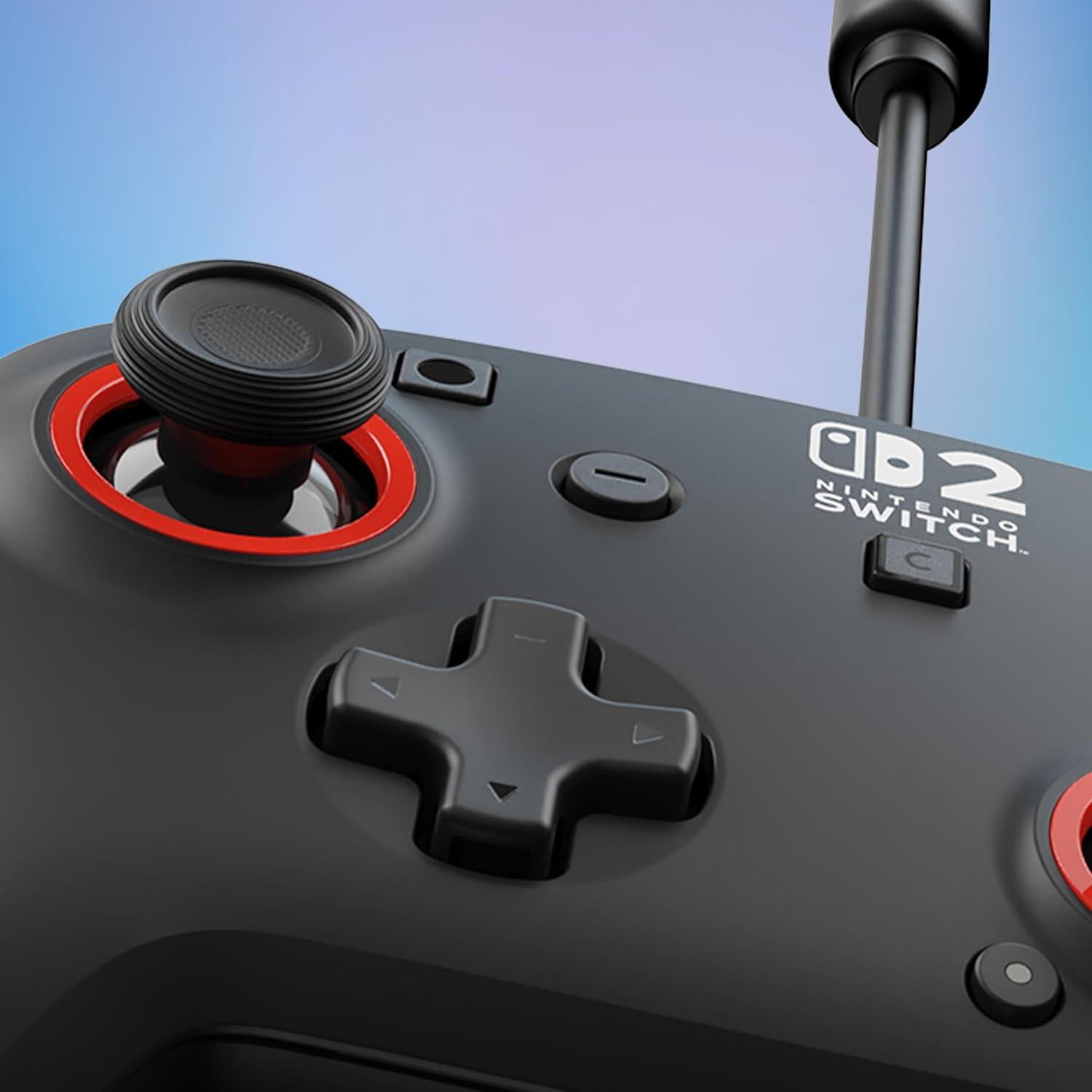 imageTurtle Beach Rematch Wireless Controller Mario amp Luigi Officially Licensed for Nintendo Switch 2 Nintendo Switch TMR Thumbsticks Customizable RGB Rechargeable BatteryBlack