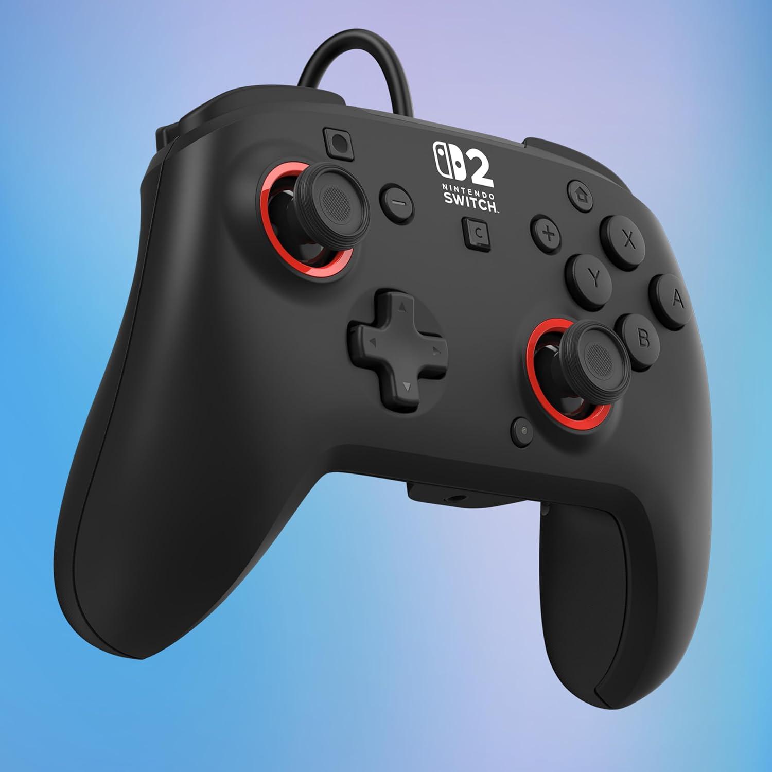 imageTurtle Beach Rematch Wireless Controller Mario amp Luigi Officially Licensed for Nintendo Switch 2 Nintendo Switch TMR Thumbsticks Customizable RGB Rechargeable BatteryBlack