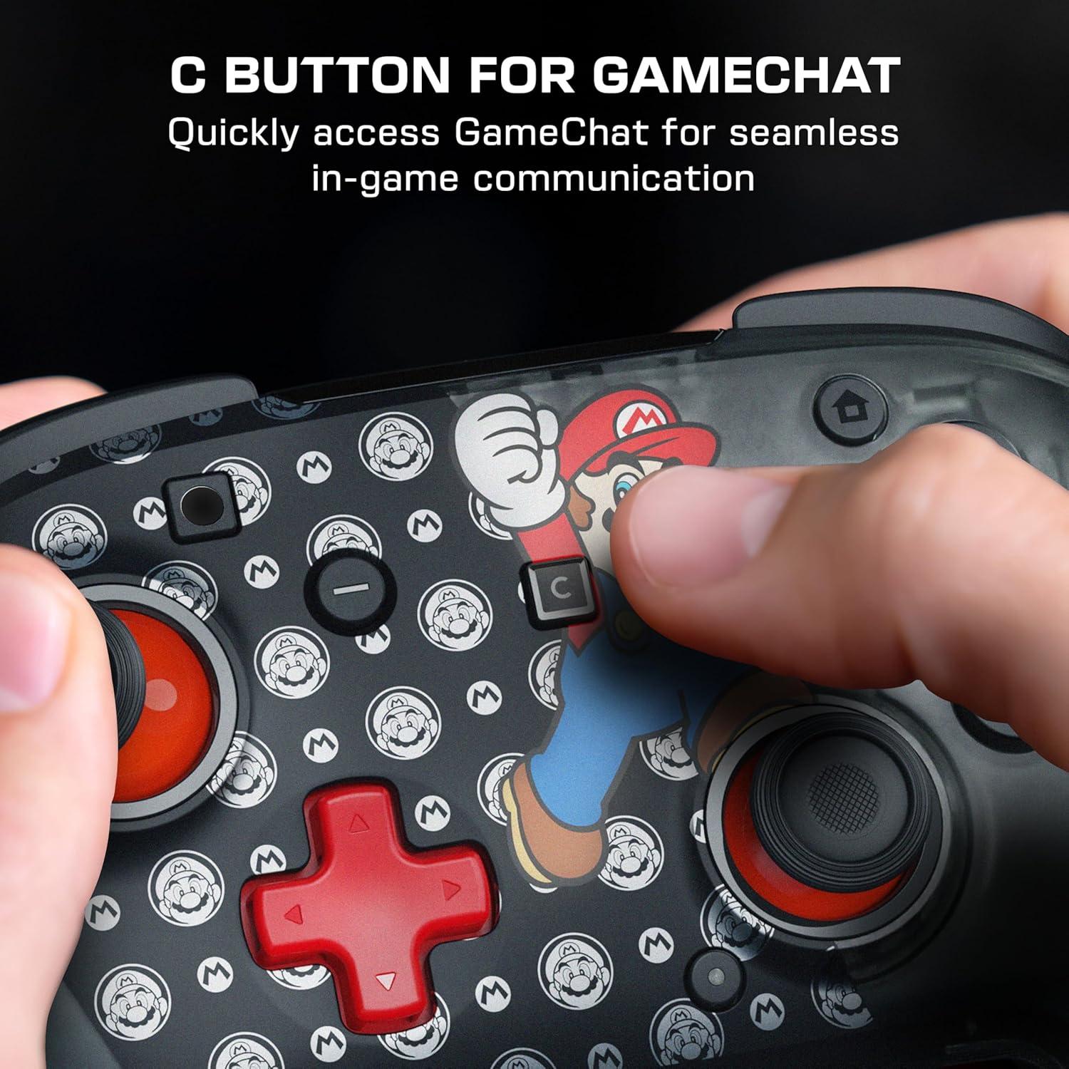 imageTurtle Beach Rematch Wireless Controller Mario amp Luigi Officially Licensed for Nintendo Switch 2 Nintendo Switch TMR Thumbsticks Customizable RGB Rechargeable BatterySuper Mario Jump