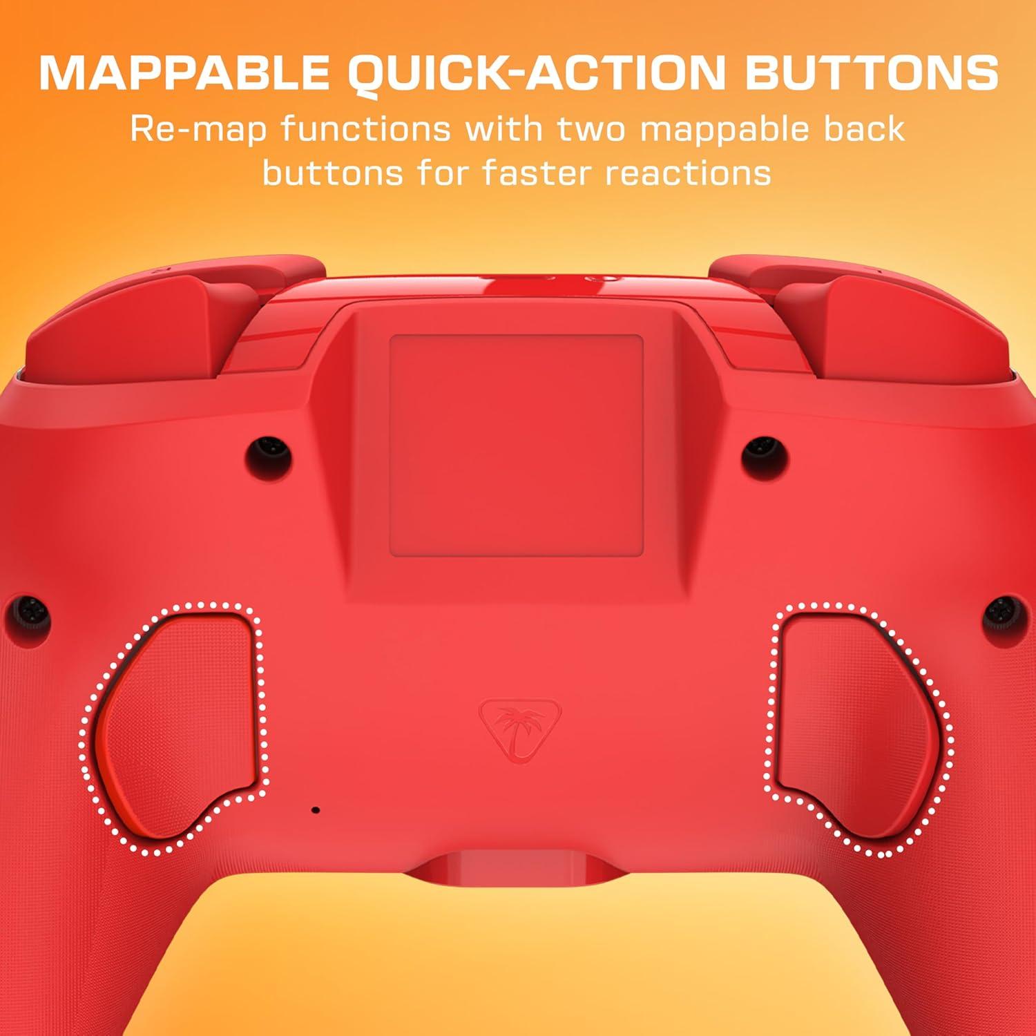 imageTurtle Beach Rematch Wireless Controller Mario amp Luigi Officially Licensed for Nintendo Switch 2 Nintendo Switch TMR Thumbsticks Customizable RGB Rechargeable BatteryKoopa Troop Red