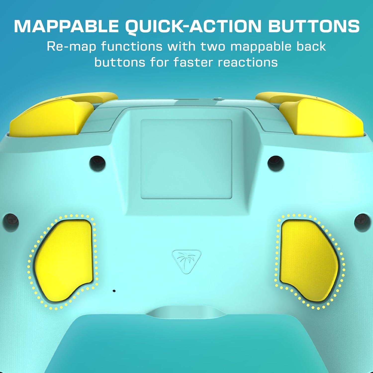imageTurtle Beach Rematch Wireless Controller Mario amp Luigi Officially Licensed for Nintendo Switch 2 Nintendo Switch TMR Thumbsticks Customizable RGB Rechargeable BatteryRosalina Teal