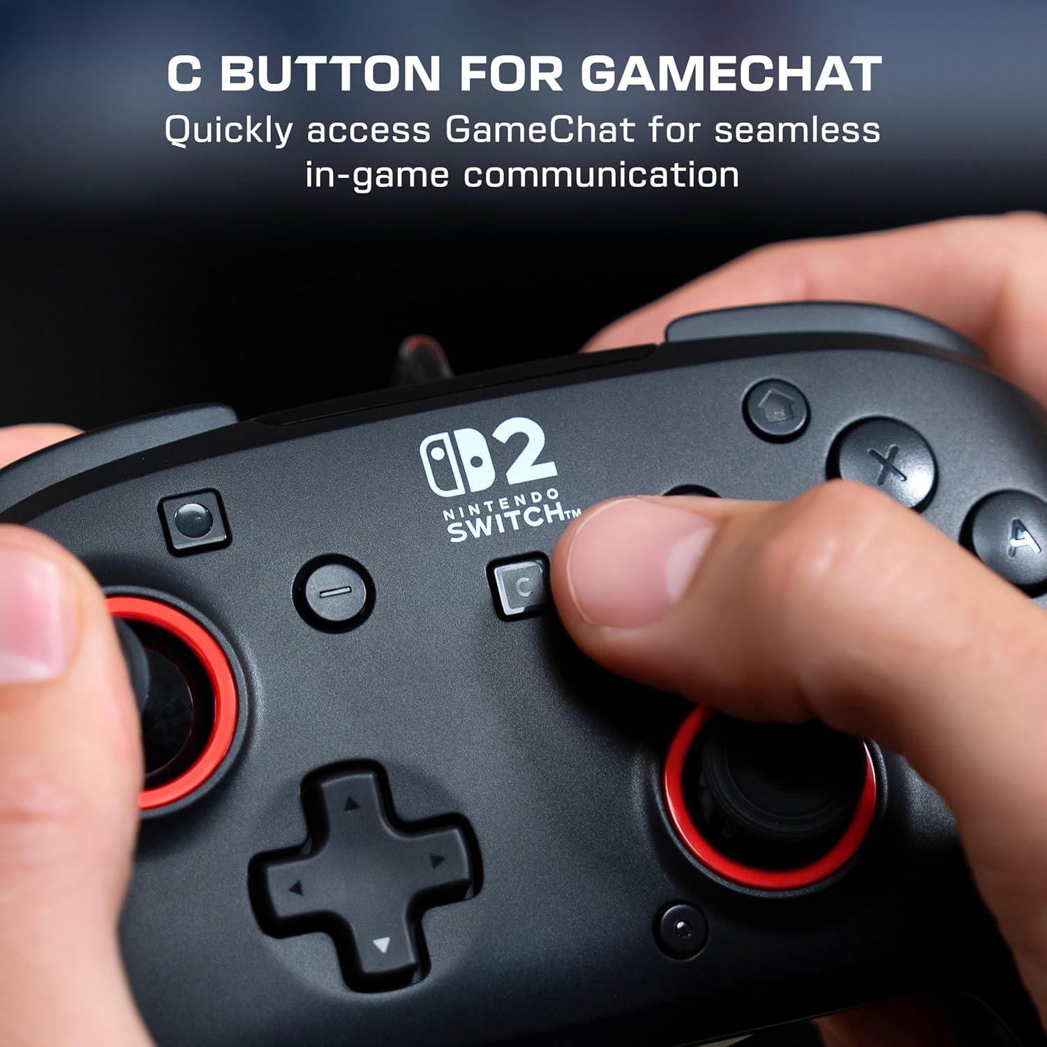 imageTurtle Beach Rematch Wireless Controller Mario amp Luigi Officially Licensed for Nintendo Switch 2 Nintendo Switch TMR Thumbsticks Customizable RGB Rechargeable BatteryBlack
