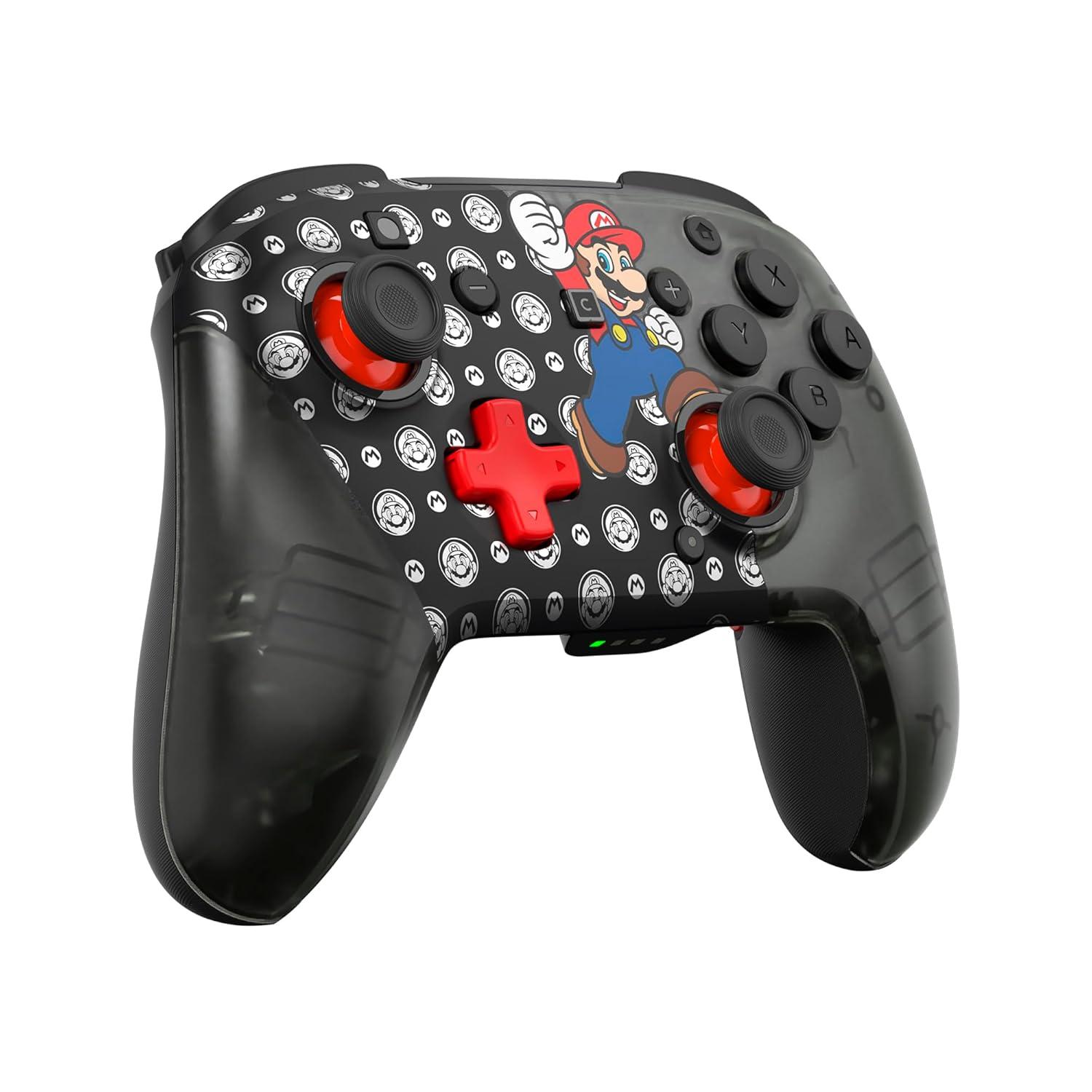 imageTurtle Beach Rematch Wireless Controller Mario amp Luigi Officially Licensed for Nintendo Switch 2 Nintendo Switch TMR Thumbsticks Customizable RGB Rechargeable BatterySuper Mario Jump
