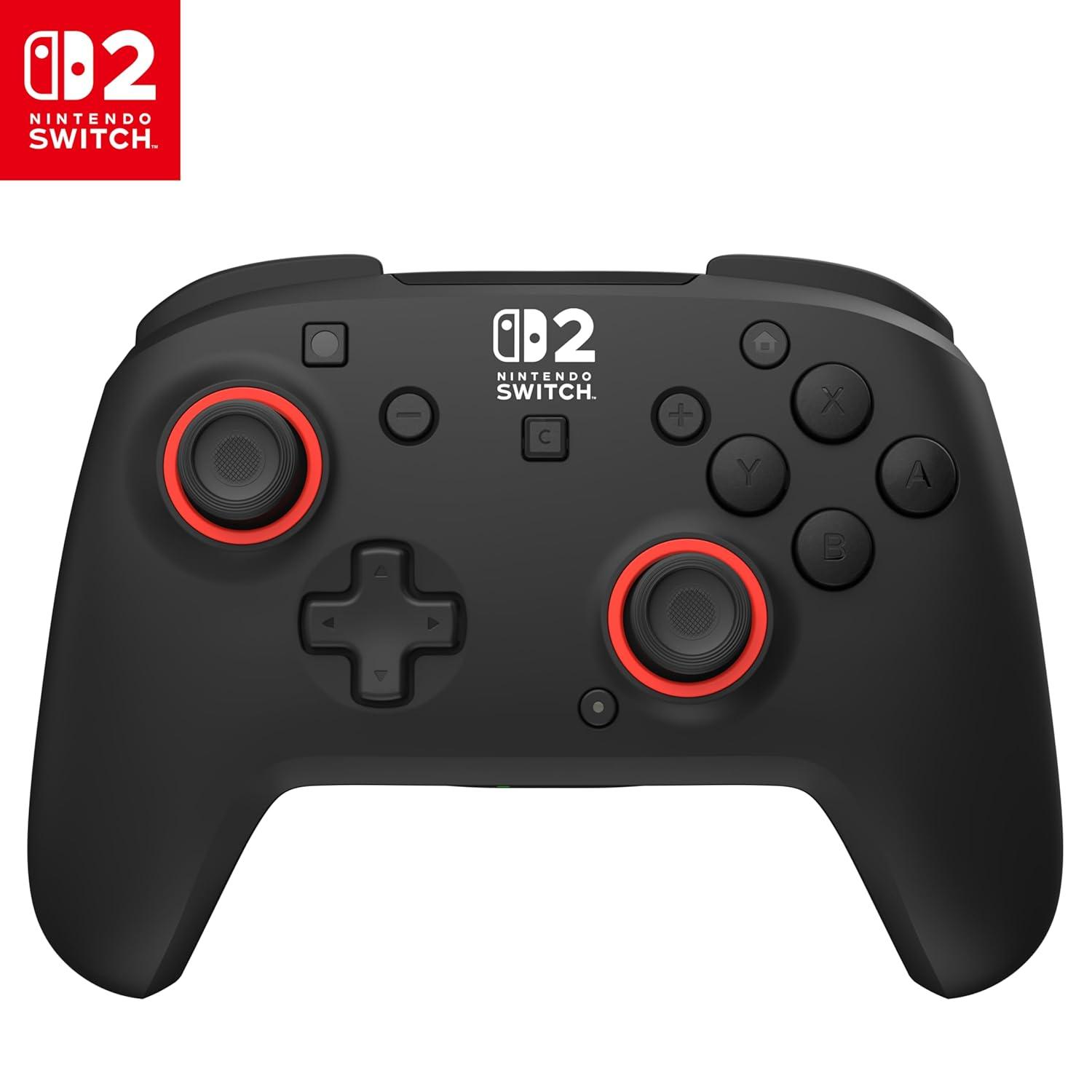 imageTurtle Beach Rematch Wireless Controller Mario amp Luigi Officially Licensed for Nintendo Switch 2 Nintendo Switch TMR Thumbsticks Customizable RGB Rechargeable BatteryBlack