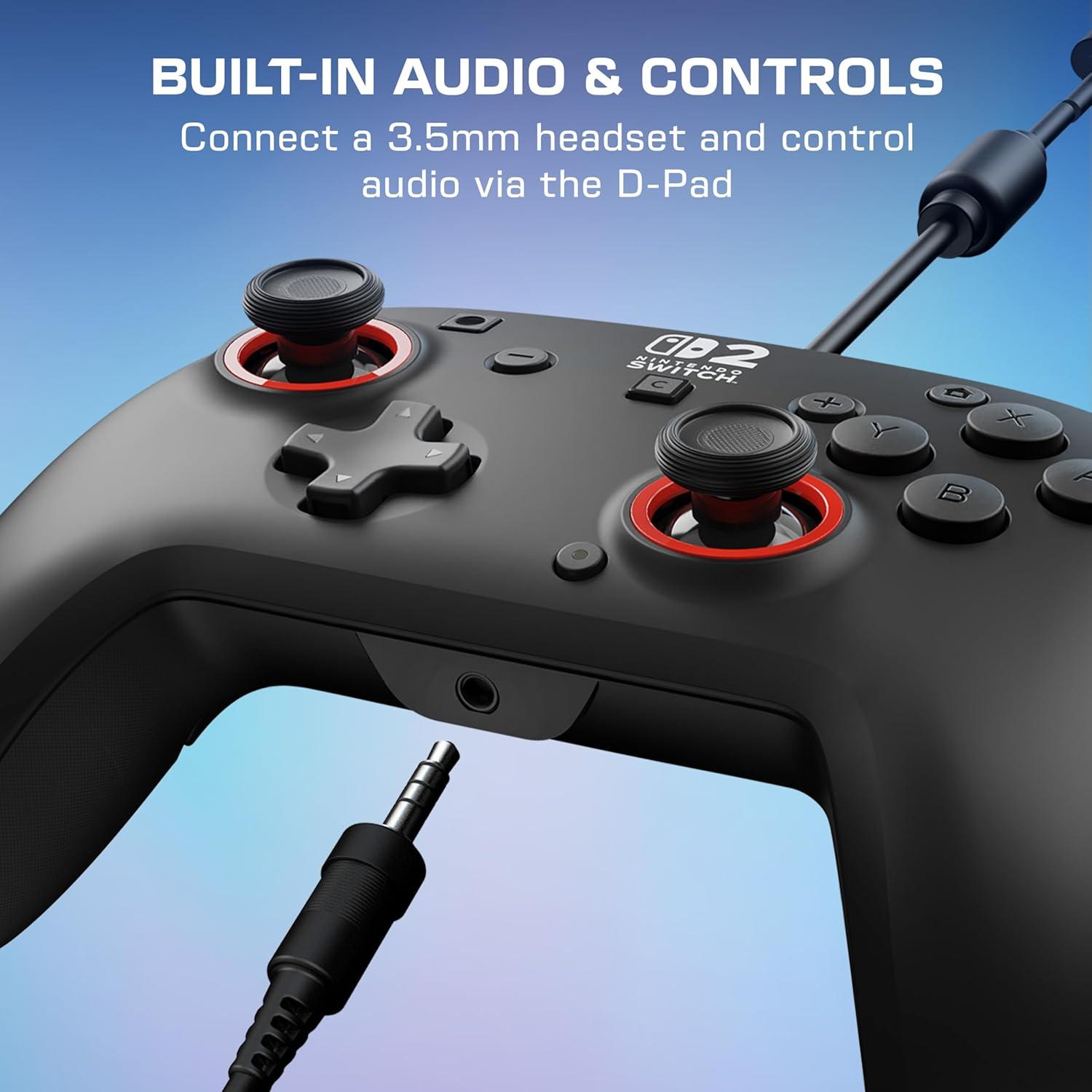 imageTurtle Beach Rematch Wireless Controller Mario amp Luigi Officially Licensed for Nintendo Switch 2 Nintendo Switch TMR Thumbsticks Customizable RGB Rechargeable BatteryBlack
