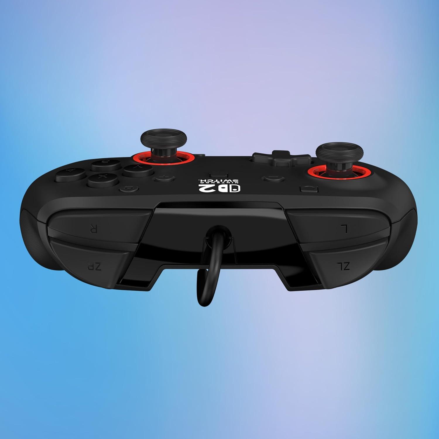 imageTurtle Beach Rematch Wireless Controller Mario amp Luigi Officially Licensed for Nintendo Switch 2 Nintendo Switch TMR Thumbsticks Customizable RGB Rechargeable BatteryBlack