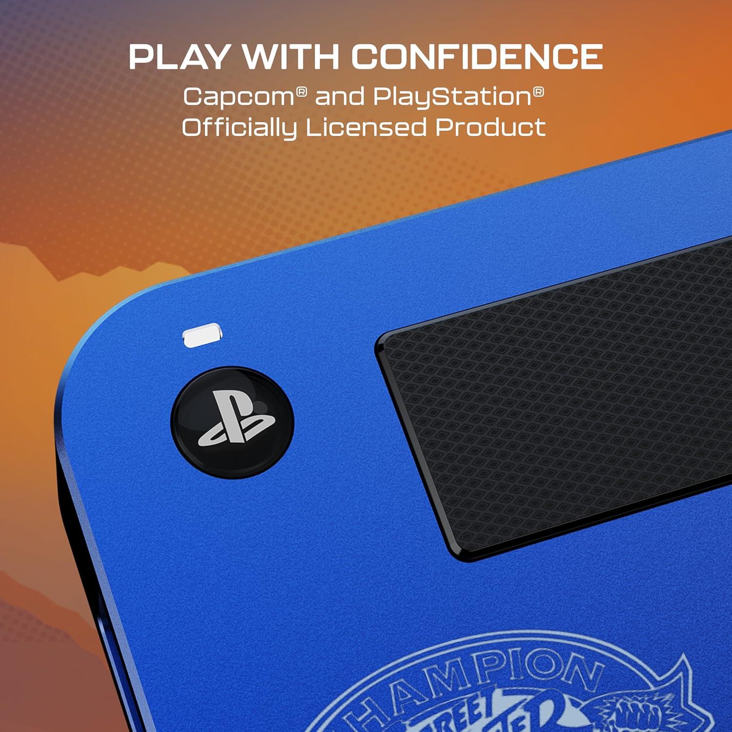 imageTurtle Beach Victrix Pro KO Leverless Fight Stick Street Fighter II Champion Edition Capcom and PlayStation Officially Licensed for PS4 PS5 PC HotSwappable RGB Switches Ergonomic