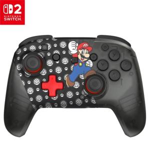 Turtle Beach Rematch Wireless Controller: Mario & Luigi – Officially Licensed for Nintendo Switch 2, Nintendo Switch – TMR Thumbsticks, Customizable RGB, Rechargeable Battery(Super Mario Jump)