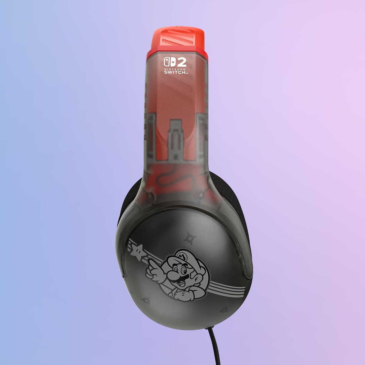 imageTurtle Beach Airlite Fit Wired Gaming Headset Mario Star Officially Licensed for Nintendo Switch 2 Nintendo Switch Durable LightweightMario Star