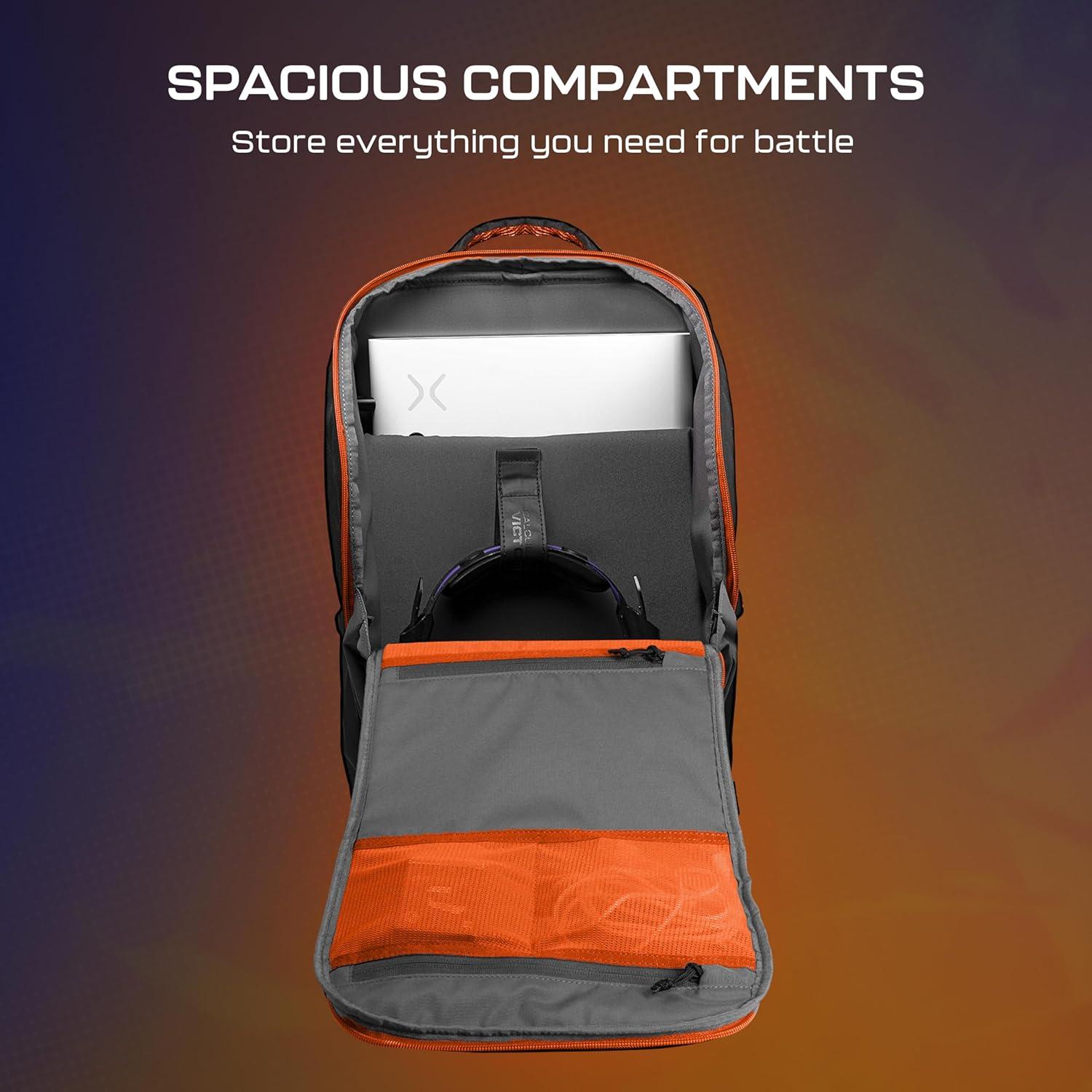 imageTurtle Beach Victrix Tournament Backpack Street Fighter Edition Officially Licensed by Capcom Gaming Backpack 15 Laptop Pocket Breathable Comfort 27L Storage Volume Travel Ready