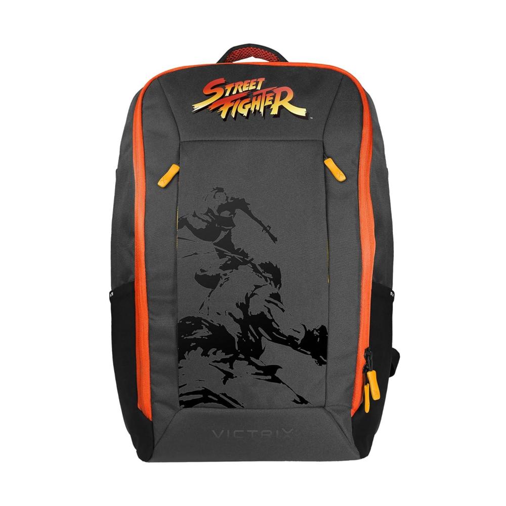 imageTurtle Beach Victrix Tournament Backpack Street Fighter Edition Officially Licensed by Capcom Gaming Backpack 15 Laptop Pocket Breathable Comfort 27L Storage Volume Travel Ready