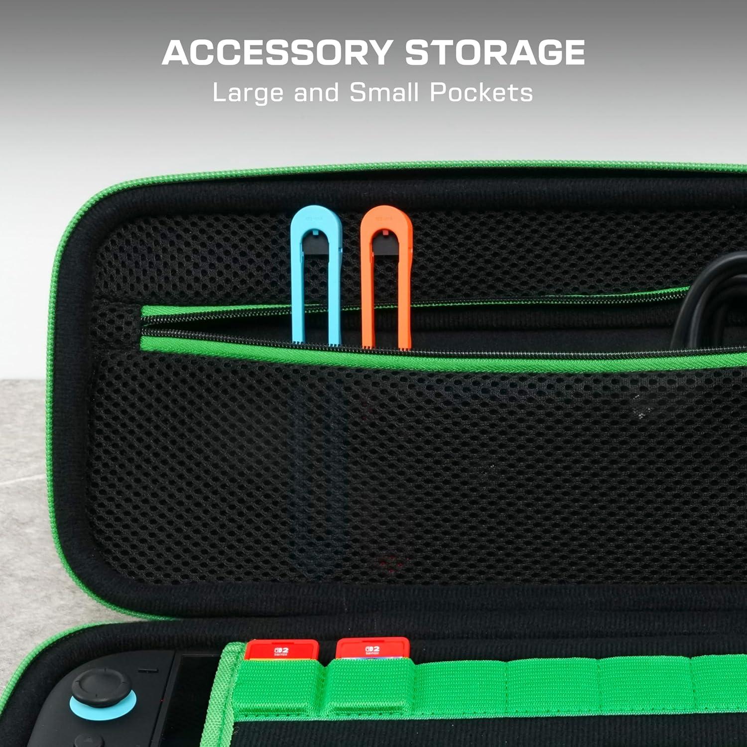 imageTurtle Beach PlayTrek Travel Case Koopa Troop Nintendo Switch 2 Nintendo Switch Nintendo Switch OLED Model Storage Protection Game Card Holder Hard Shell GlowintheDarkDonkey Kong