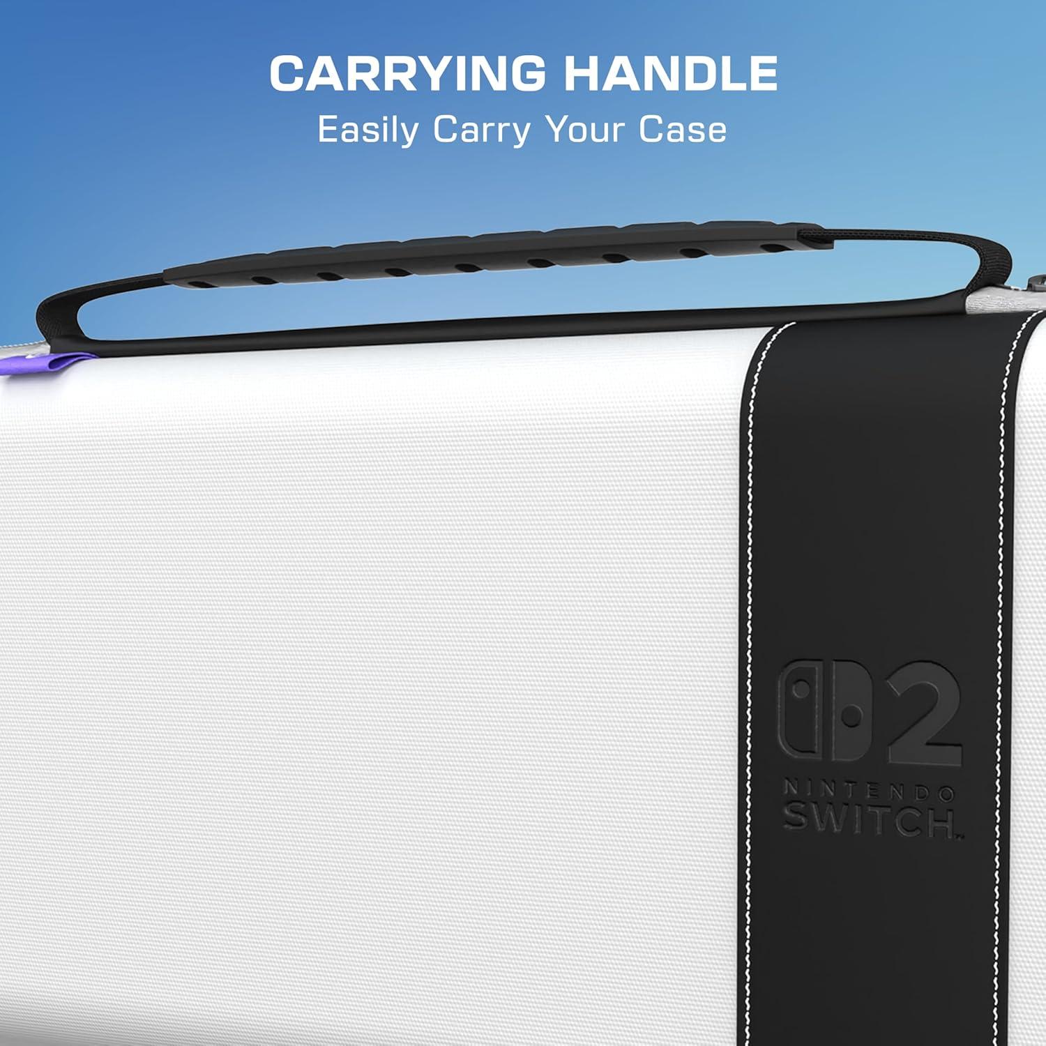 imageTurtle Beach PlayTrek Travel Case Koopa Troop Nintendo Switch 2 Nintendo Switch Nintendo Switch OLED Model Storage Protection Game Card Holder Hard Shell GlowintheDarkStellar White