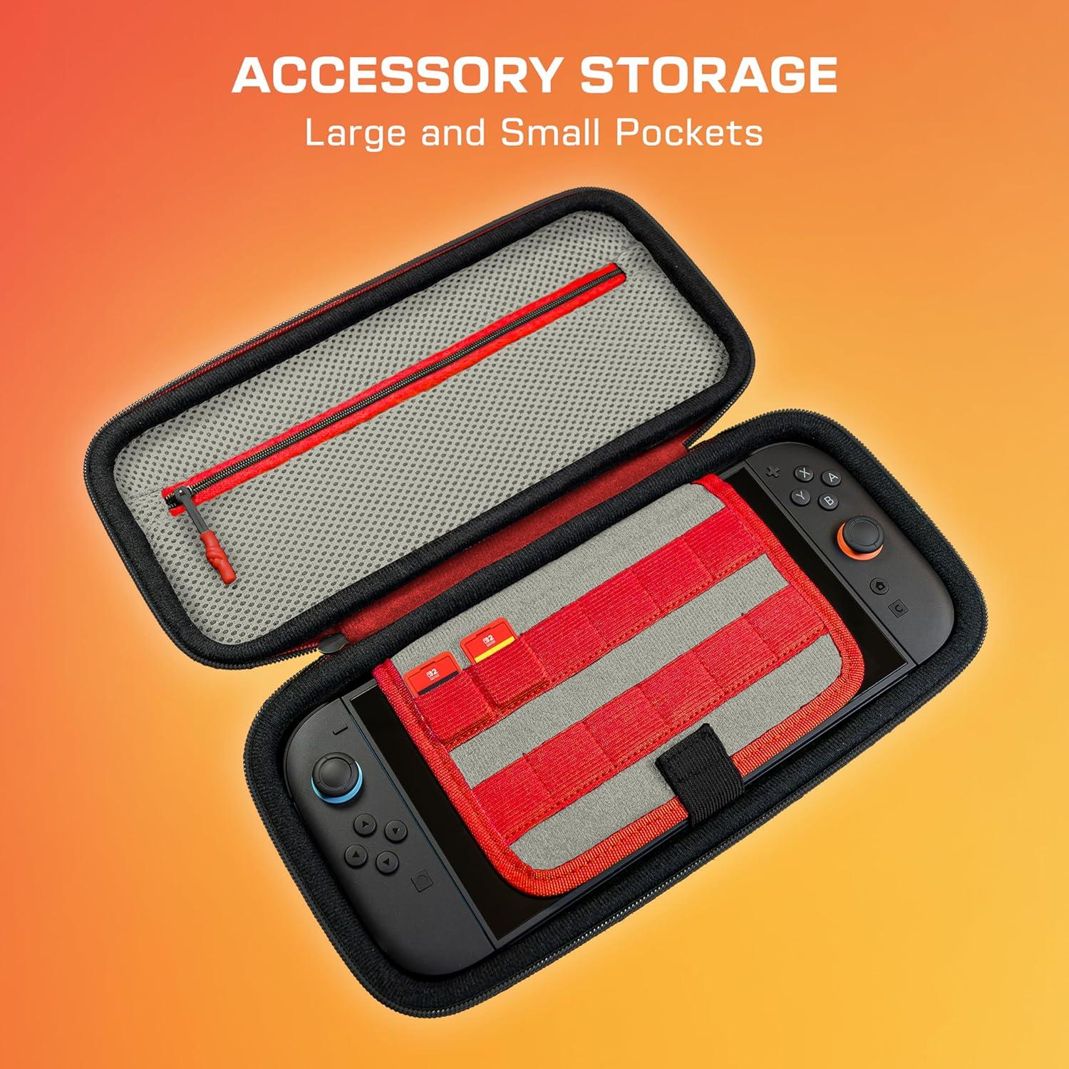 imageTurtle Beach PlayTrek Travel Case Koopa Troop Nintendo Switch 2 Nintendo Switch Nintendo Switch OLED Model Storage Protection Game Card Holder Hard Shell GlowintheDarkKoopa Troop