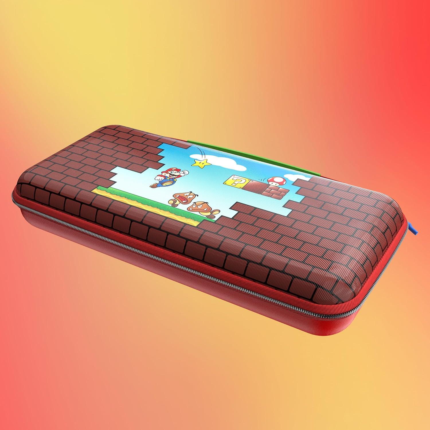 imageTurtle Beach PlayTrek Travel Case Koopa Troop Nintendo Switch 2 Nintendo Switch Nintendo Switch OLED Model Storage Protection Game Card Holder Hard Shell GlowintheDarkMario Bricks
