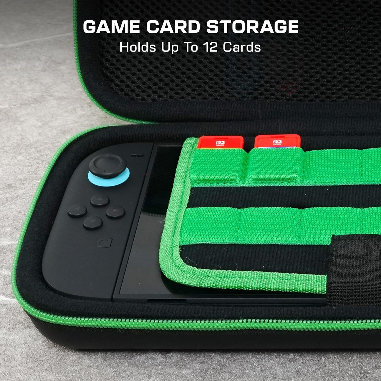 imageTurtle Beach PlayTrek Travel Case Koopa Troop Nintendo Switch 2 Nintendo Switch Nintendo Switch OLED Model Storage Protection Game Card Holder Hard Shell GlowintheDarkDonkey Kong