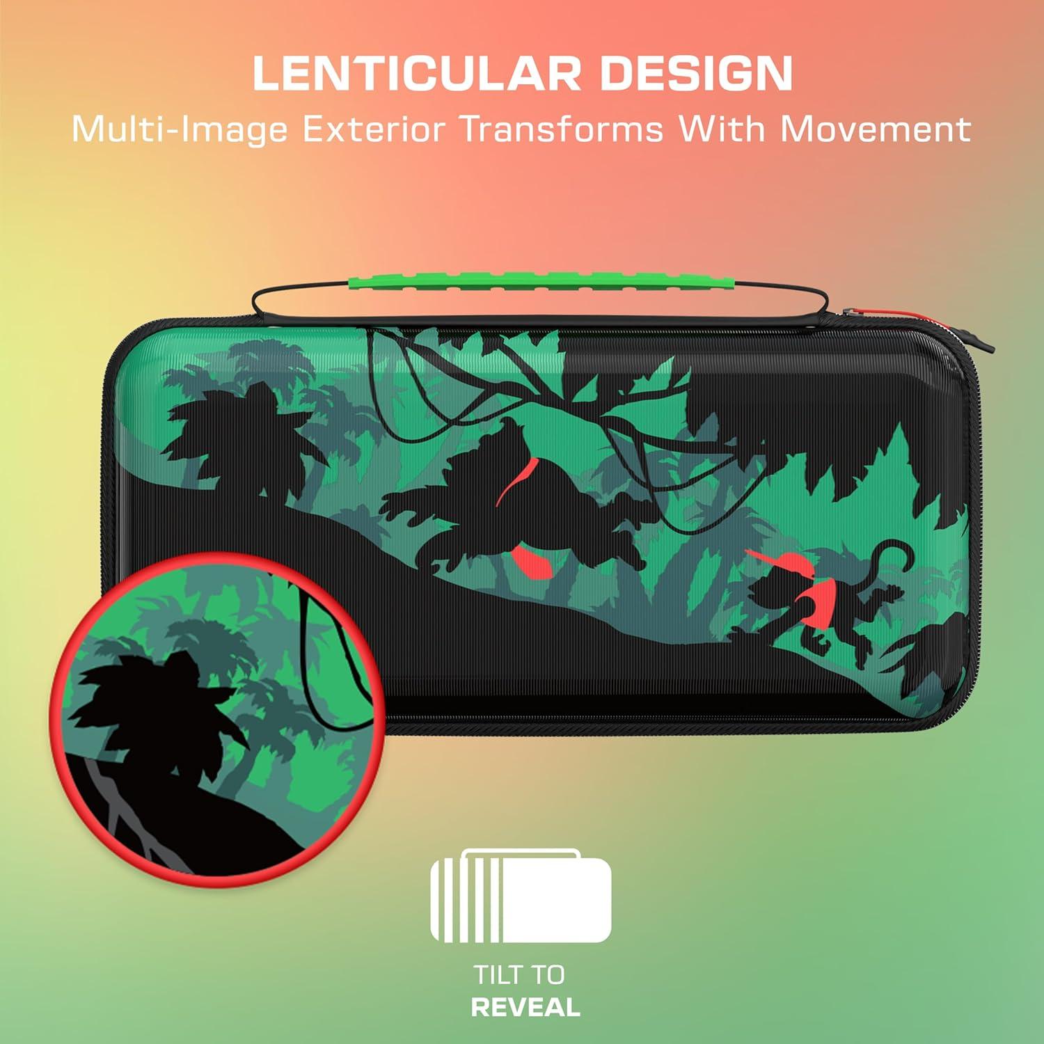 imageTurtle Beach PlayTrek Travel Case Koopa Troop Nintendo Switch 2 Nintendo Switch Nintendo Switch OLED Model Storage Protection Game Card Holder Hard Shell GlowintheDarkDonkey Kong